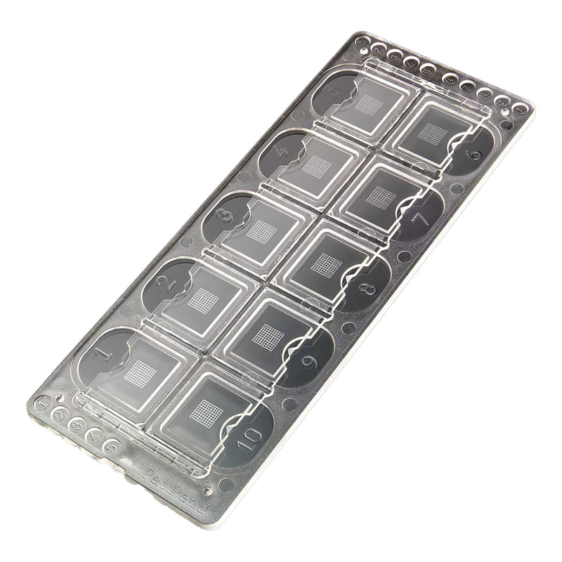 McKesson Acrylic Microscope Precision Grid Slide, 10-Chamber (Box of 100)