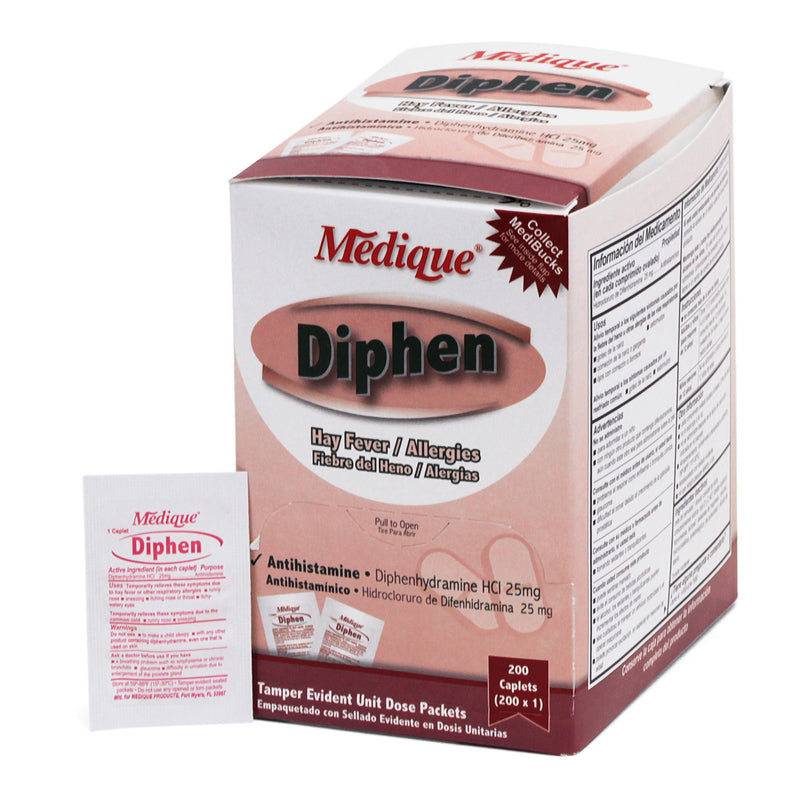Diphen Diphenhydramine Allergy Relief (Box of 200)