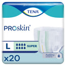 Tena ProSkin Briefs, Super Absorbency, Large (Case of 80) 