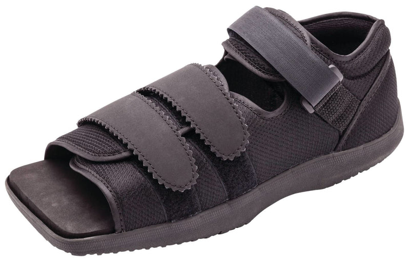 Square Toe Post-Op Shoe Small Male Black (Each)
