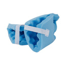 McKesson Heel Protection Pads, Convoluted Foam, Blue, Hook and Loop (Case of 20 Pairs)