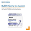 McKesson Push Button Safety Lancet, 28 Gauge (Case of 2000)