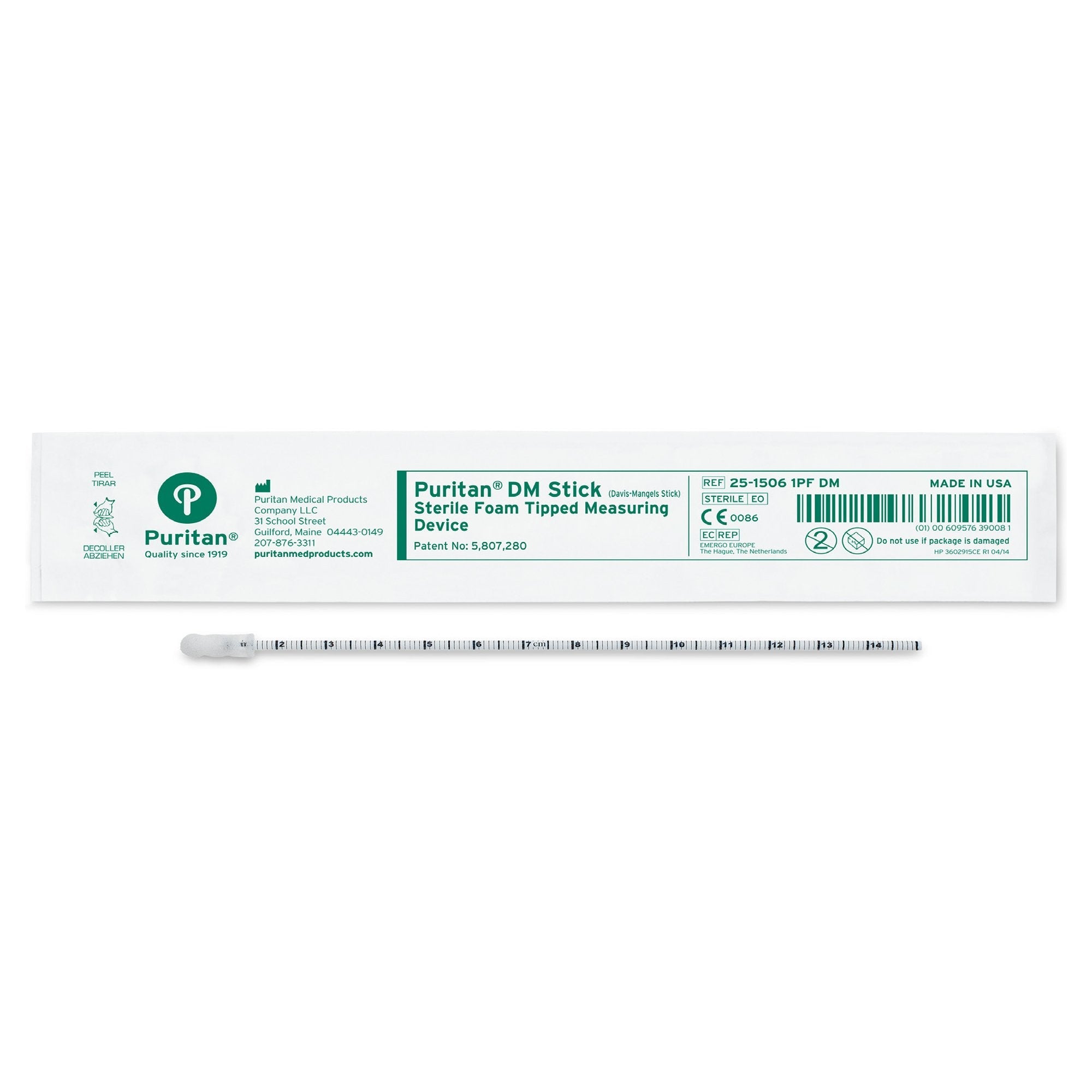 Puritan Medical Products Puritan Wound Measuring Device, 6-inch Length (200/CS) 