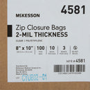 McKesson Brand McKesson Zip Closure Bag, 8 X 10 Inches (30/CS) 