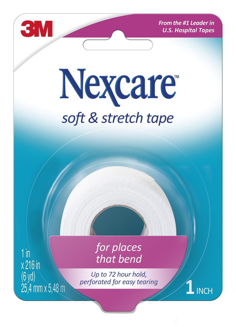 3M Company 3M Nexcare Fabric Medical Tape, 1 Inch x 6 Yard, White (24/BX) 
