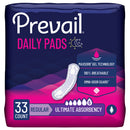 Prevail Daily Pads Ultimate Bladder Control Pad, 16-Inch Length (Case of 132)