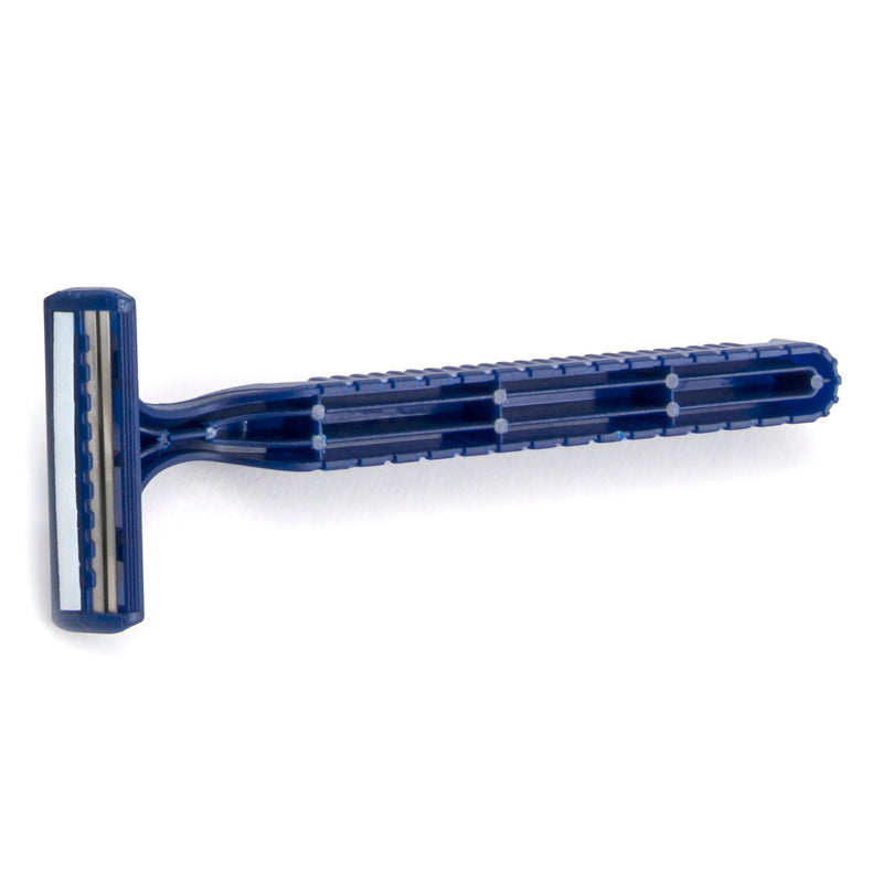 McKesson Disposable Razor, Twin Blade, Lubricated Strip, Blue 