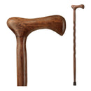 Brazos Twisted Walnut Cane with T-Handle, 37-Inch Height (Each)