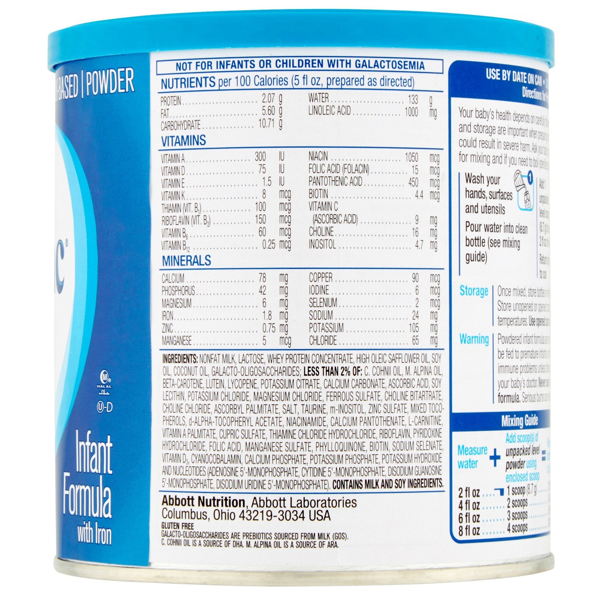 Abbott Nutrition Similac Advance 20 Infant Formula, Powder, 12.4-ounce can (6/CS) 