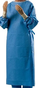 Cardinal Cardinal Health Astound nonreinforced Surgical Gown With Towel, Blue, 2X-Large (18/CS) 