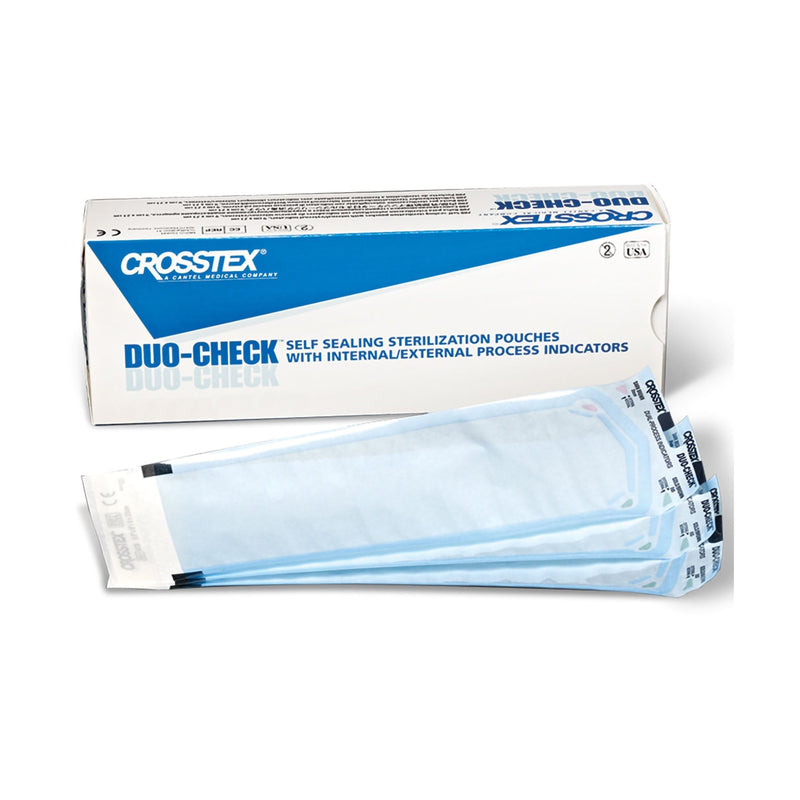 SPS Medical Supply Duo-Check Sterilization Pouch, 5-1/4 x 10 Inch (2000/CS)