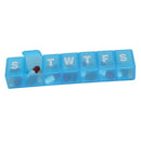 Apothecary Products EZY Dose Classic Weekly Pill Organizer, Large Compartments, 1 x 1.25 x 6 Inch 