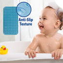 Veridian Healthcare LLC Theracare Bathtub Mat, Antifungal, Blue, 15 x 27 Inch (20/CS) 