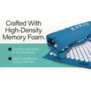 Kanjo Acupressure Memory Foam Foot Mat, Teal (Case of 20)