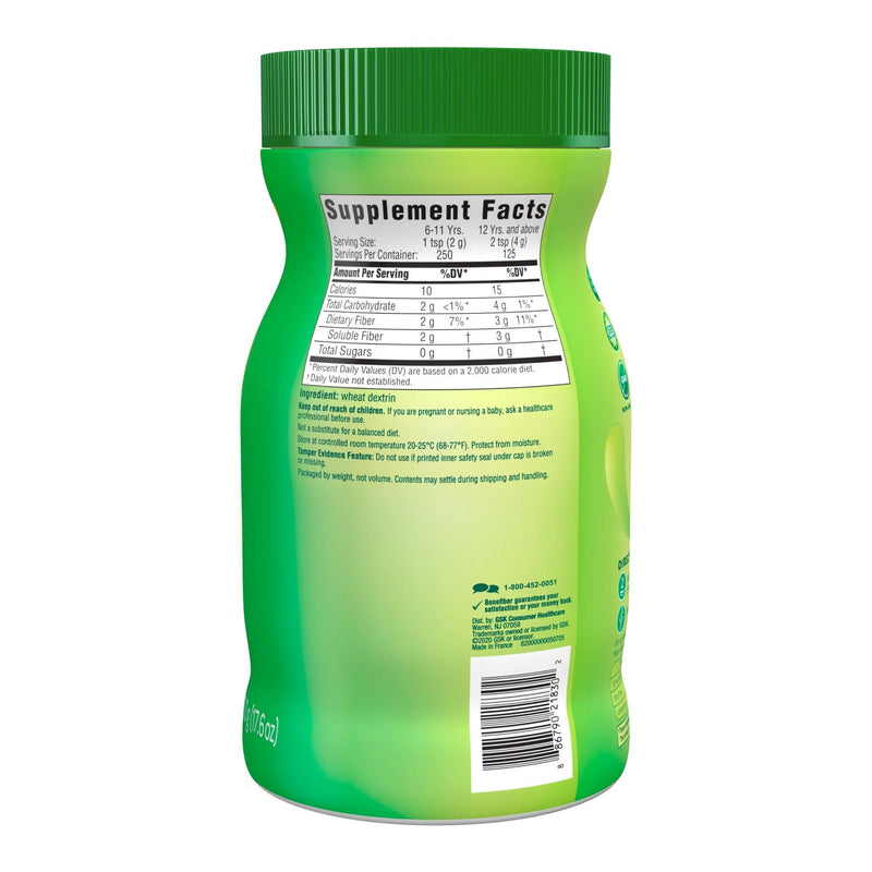 Benefiber Prebiotic Fiber Supplement, 17.6-ounce bottle 