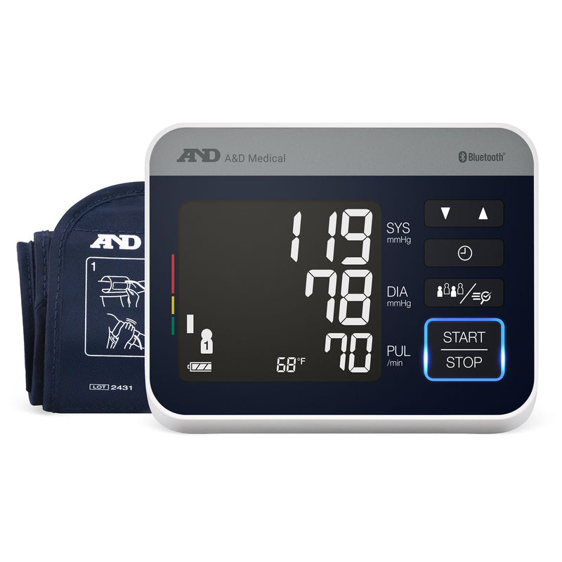 Home Automatic Digital Blood Pressure Monitor AND Wide Cuff Arm Nylon Cuff 22 to 42 cm Desk Model