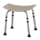 Nova Ortho-Med Shower Chair Nova Without Arms Aluminum Frame Without Backrest 20 Inch Seat Width 300 lbs. Weight Capacity (2/CS) 