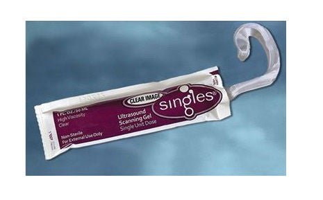 Ultrasound Gel Clear Image Singles High Viscosity 28 Gram Packet NonSterile (Case of 400)
