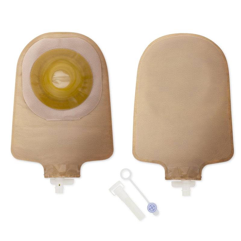 Premier One-Piece Beige Urostomy Pouch, Pre-cut to Fit 32 mm Stomas (5/BX) 