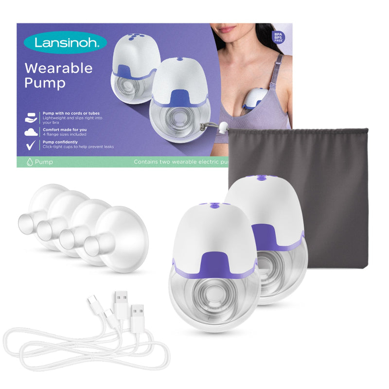Emerson Healthcare Hands Free Double Electric Breast Pump Lansinoh 