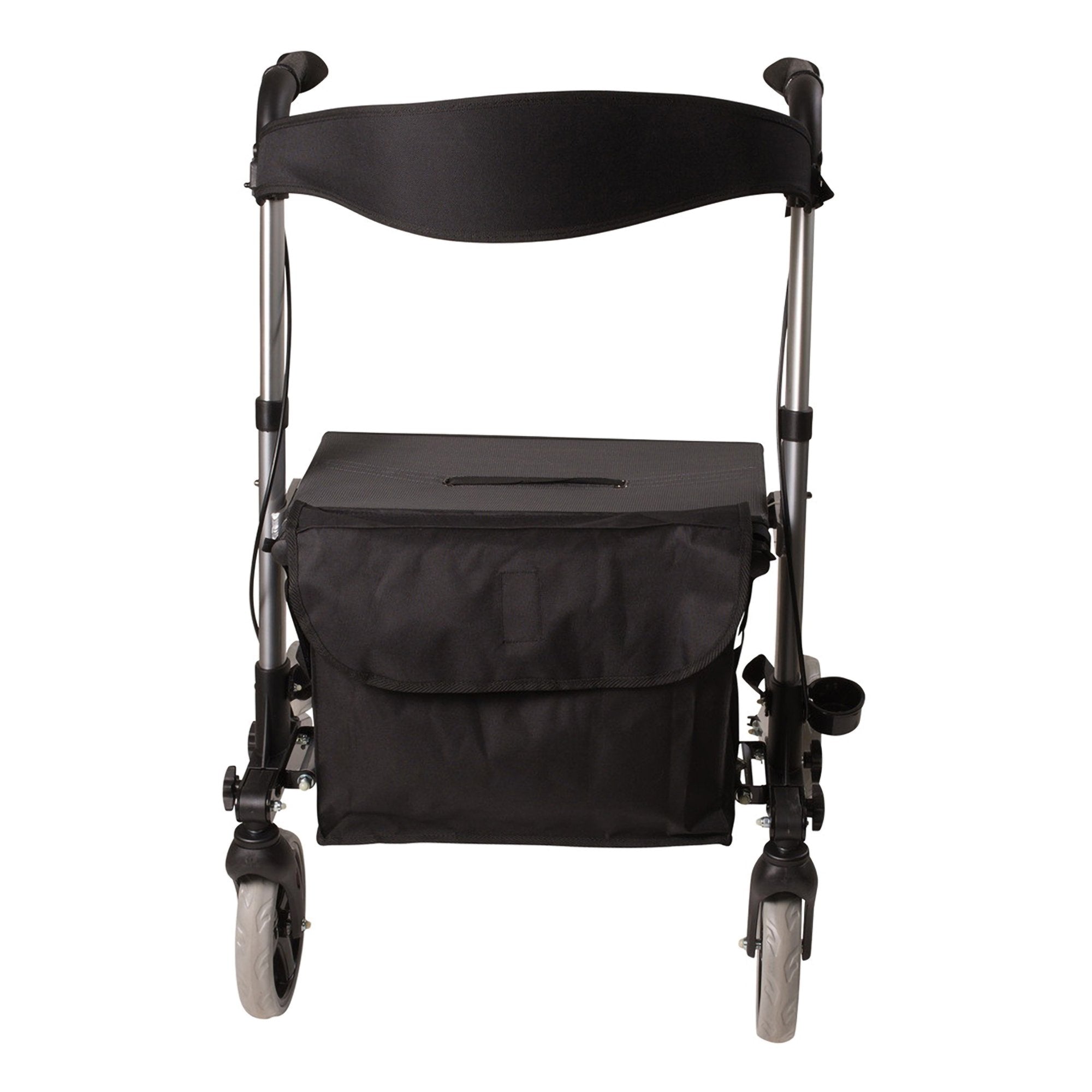 Mabis Healthcare HealthSmart Gateway Four-Wheel Rollator, 31 to 36 Inch Handle Height 
