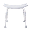 McKesson Brand McKesson Aluminum Bath Bench Without Backrest, 15.5 – 19.5 Inch, Gray (4/CS) 