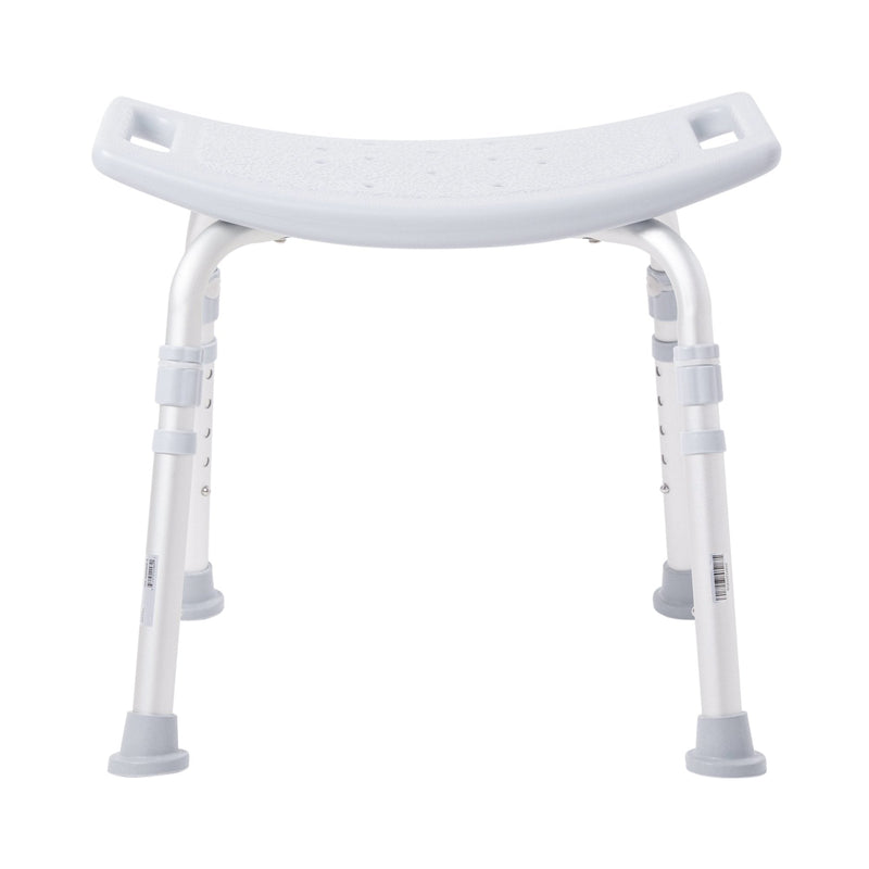 McKesson Brand McKesson Aluminum Bath Bench Without Backrest, 15.5 – 19.5 Inch, Gray (4/CS) 