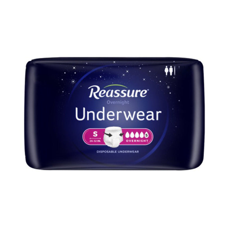 Reassure Overnight Underwear, Incontinence, Small (22/BG)