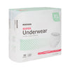 McKesson Super Moderate Absorbency Incontinence Underwear, Extra Large (14/BG)