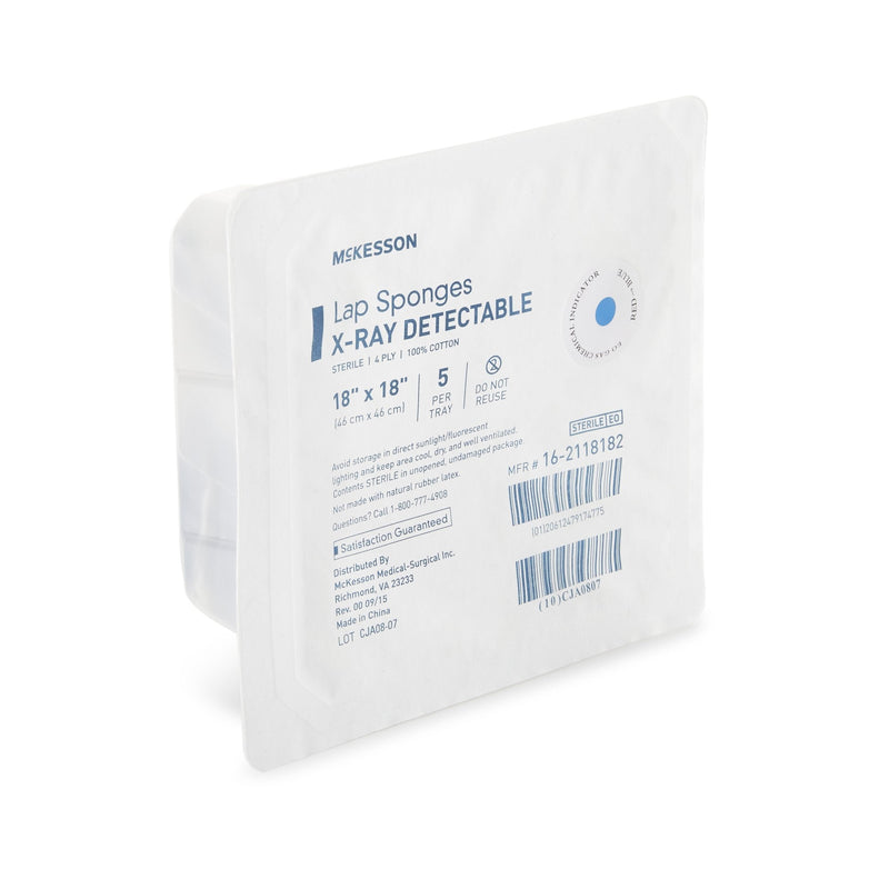 McKesson Brand McKesson Laparotomy Sponge, 18 x 18 Inch (100/CS) 