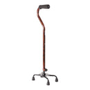 DMI Adjustable Quad Cane, Copper Swirl (Each)