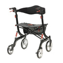 Nitro HD Bariatric Four-Wheel Rollator, Black (Each)
