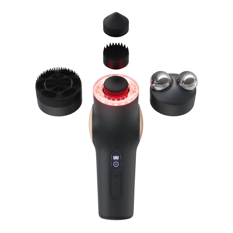 TheraFace Pro Hand-Held Face Massager & Cleanser, Black 