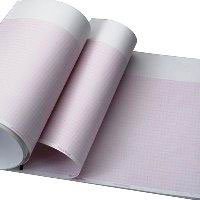 Precision Charts Recording Chart Paper Welch Allyn Z-Fold Red Grid (5/CS) 