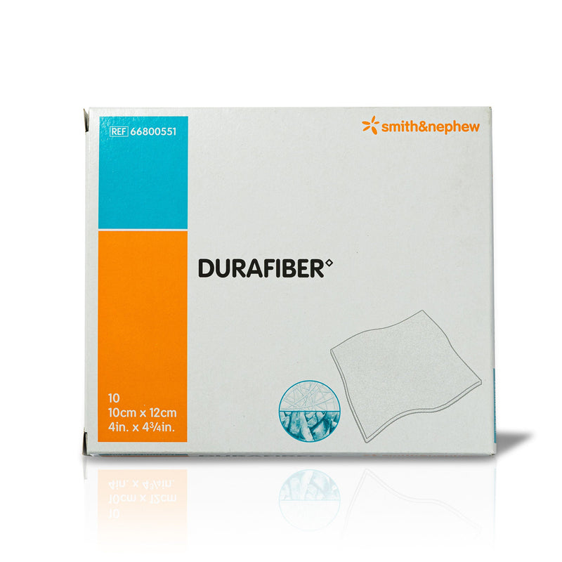 Durafiber Gelling Fiber Wound Dressing, 4 x 4¾ Inch (Case of 120)
