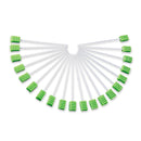 Toothette Plus Oral Swabsticks Foam Tip, Green, 6 Inch (Case of 800)