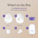 Breast Pump Set Lasinoh Discreet Duo For Lansinoh DiscreetDuo Breast Pump 53751 (Each)