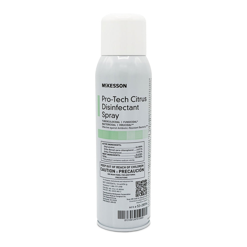 McKesson Pro-Tech Surface Disinfectant Cleaner Alcohol-Based Liquid Citrus Scent (Case of 12)