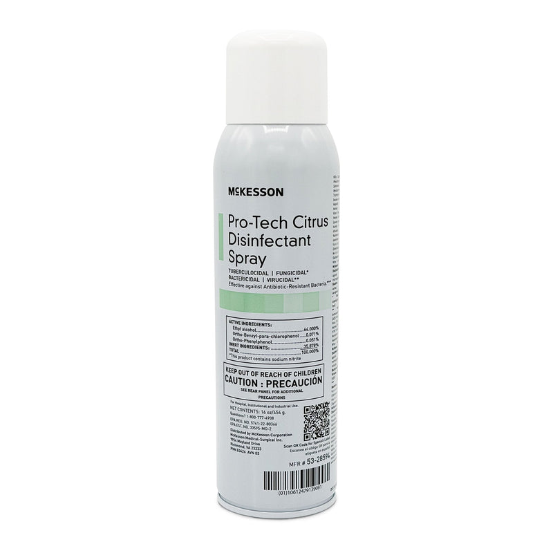 McKesson Brand McKesson Pro-Tech Surface Disinfectant Cleaner Alcohol-Based Liquid Citrus Scent (12/CS) 