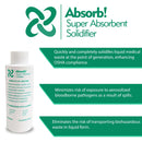 Fluid Solidifier Absorb! 1,200 cc Bottle 23.5 oz. (Case of 175)