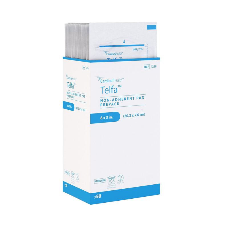 Cardinal Telfa Ouchless Nonadherent Dressing, 3 x 8 Inch (600/CS)