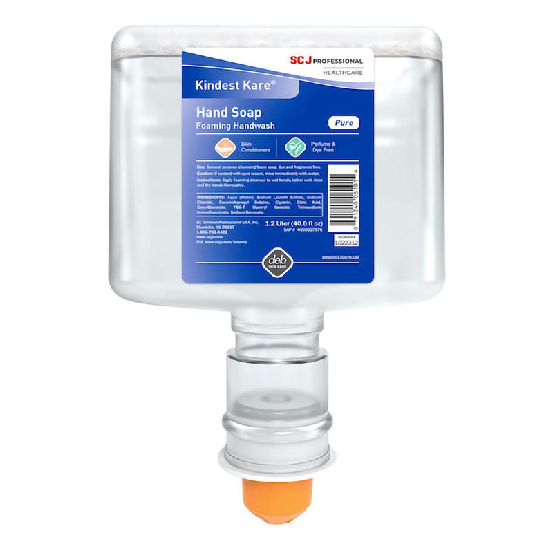 SC Johnson Professional USA Inc Soap Kindest Kare PURE Foaming 1,200 mL Dispenser Refill Bottle Unscented (3/CS) 
