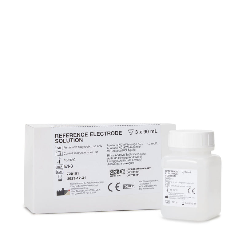 Alfa Wassermann Starlyte II Reference Electrode Solution for use with the Starlyte Analyzer 