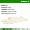 McKesson Confiderm Latex Exam Glove, Small, Ivory (Case of 1000)