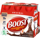 Boost Original Chocolate Balanced Nutritional Drink, 8-ounce bottle (Case of 24)