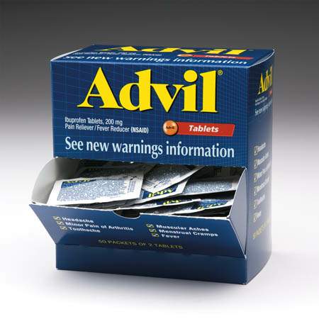 Advil Ibuprofen Pain Relief (Bottle of 100)