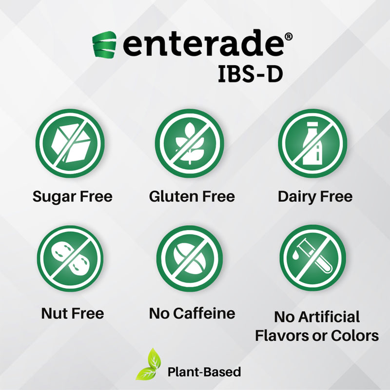 AmiLyfe Bioscience LLC enterade IBS-D Targeted Dietary Support Medical Food, Berry, 8-ounce bottle (12/CS)
