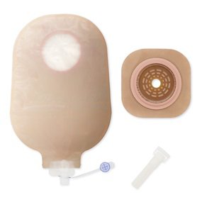 New Image Two-Piece Urostomy Pouch, Cut to Fit Stomas up to 57 mm, Blue Match (5/BX) 