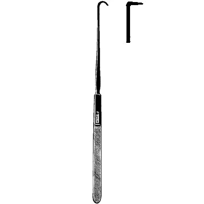 Sklar Black Laser Emmett Fistula Hook - 9", Angled 90° (Style