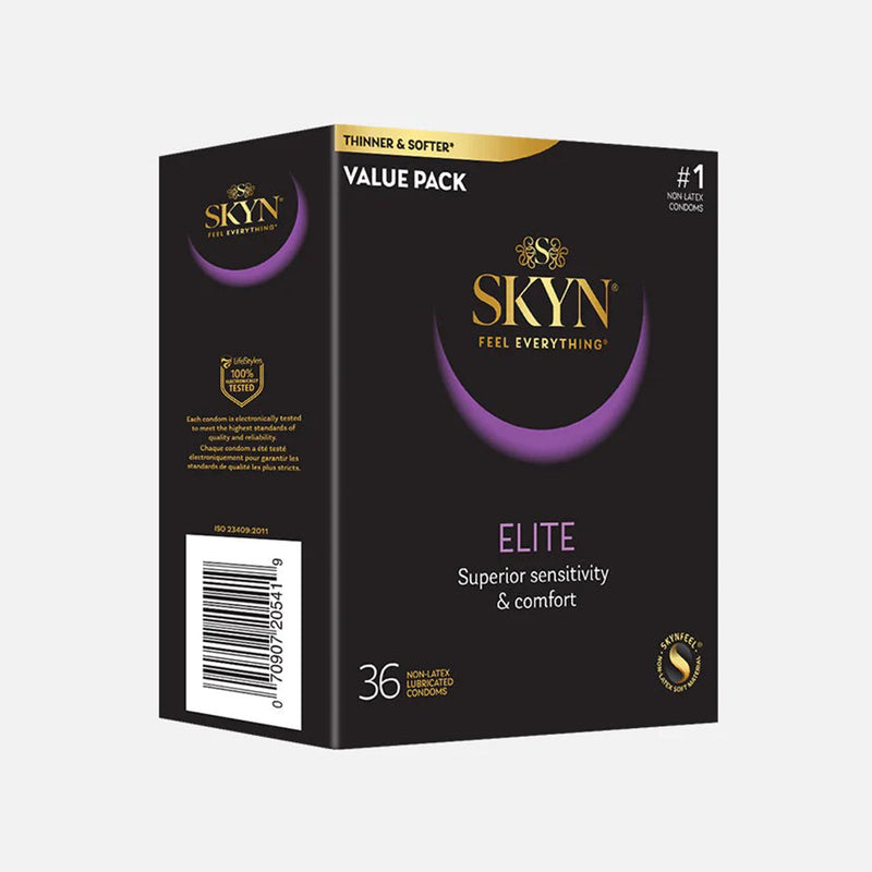 LifeStyles Skyn Elite Nonlatex Lubricated Condoms, Ultra Thin, Ultra Soft (Case of 864)